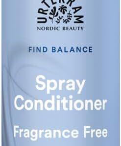 Urtekram Après-shampooing en spray sans parfum - Formule biologique douce avec 100 % d'ingrédients naturels, extraits apaisants d'Aloe Vera, Après-shampooing sans rinçage, 250 ml (Pack de 1)