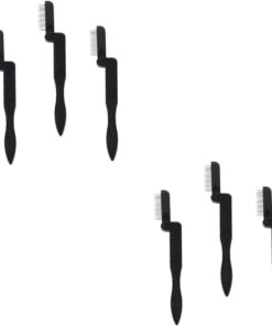 Housoutil 6pièces Brosse à Pliable Et Mini Peigne à Sourcils Outils De Maquillage Accessoires De Et Portables