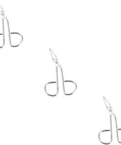 3pièces Pince à Épiler Sourcils Acier Argenté Outil De Pour Épilage Sourcils Et Visage Design Incliné