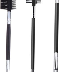Housoutil 3pièces Brosse à Sourcils Et Cils Double Tête Outil De Maquillage Cosmétique Peigne Pratique Pour Look Naturel