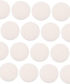 Healeved 40pièces Éponges à Maquillage Simples Arrondies pour Visage Outils Cosmétiques pour Fille Éponges Maquillage Pratiques