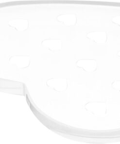 STOBAZA Palette de Greffe de Cils en Verre Bord Lisse et Support pour Dissolvant, Accessoire Professionnel pour Salon de Beauté et Extension de Cils