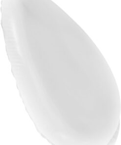 Healvian Houppette de Maquillage Sûre Peau en Silicone Transparente Utilisation Humide Outil de Maquillage pour Fond de Teint pour Jeunes Filles et Femmes