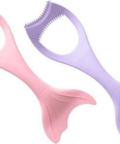 Outil D’aide au Maquillage des Yeux en Silicone, Lot de 2 Pièces | Tracer le Trait et Inférieur, Épouse la Forme de L’œil, Usage Multi-usage