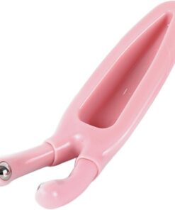 Masseur de Visage Y en Plastique et Acier pour Massage du Nez, Outil Relaxant pour Peau Lisse et Confortable, Accessoire Rose pour Massage du Visage