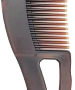 Healvian Peigne de Massage du Cuir Chevelu à Dents Larges Compact, Antipelliculaire et Polyvalent, pour Homme et Femme, Soin Capillaire Quotidien