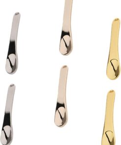 Healeved 6pièces Cuillère à Crème Pour Yeux Visage Outil De Beauté En Métal Lot Boîte De Rangement
