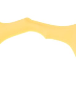 STOBAZA Pochoir à Sourcils en Silicone Flexible Jaune, Modèle de Guide Sourcils pour Maquillage Précis, Outil Formateur pour Femmes, Facile à Utiliser et Portable, Maquillage Symétrique