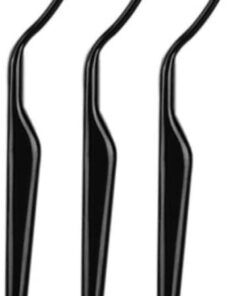 Healvian 3Pièces Outil de Greffe de Cils Présentoir de Faux Cils Noir Ajustable et Durable pour Extension de Cils Salon à Domicile