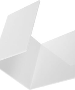 ULTECHNOVO Support Extension de Cils Ergonomique Blanc avec Coussin pour Rangement et Organisation Outils de Maquillage Support Compact pour Pose Extensions Professionnelles