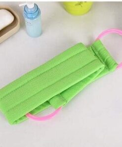 Serviette exfoliante pour le corps Épaississement SPA Spa Scrubber Sponge Bath Body Brosse Bandoulière Bandes De Douche Massage Exfoliateur Lave-tampon de lavage pour la peau du corps Nettoyage Gants