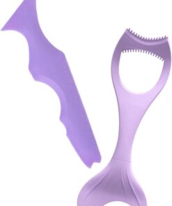 VICASKY Pochoir Liner en Silicone Réutilisable, Outils de Maquillage pour Femmes, Protège-eyeliner et Applicateur de Mascara, Lot de 2 pour Débutantes
