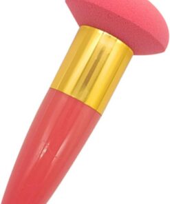 Toyvian Éponge Fond de Teint avec Manche Légère pour Maquillage Précis Outil Cosmétique Portable pour Poudre et Crème Voyage et Cadeau