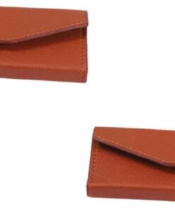 Healvian 2 pièces Étui de Rangement pour Pince à Épiler PU Antichoc Pochette Pratique pour Accessoires de Maquillage et Outils de Beauté