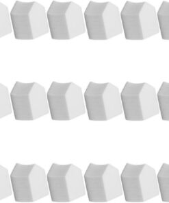 YARNOW Éponge Dégradée pour Ongles 24pcs en Matériau Doux Blanc, Accessoire pour Nail Art Design et Maquillage Professionnel