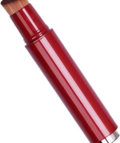 Healvian Brosse Fond de Teint Cosmétique Portable pour Maquillage avec Manche et Couvercle Outil de Maquillage pour Fond de Teint Liquide