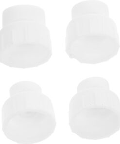 Têtes de Rechange en Silicone pour Machine à Bulles Visage, Lot de 4 | Blanc, Remplacement Facile, Usage Corps et Visage, Installation Simple, Accessoires D’appareil de Beauté