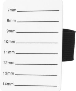 OUNONA Plateau de Rangement en Cosmétique en Acrylique Blanc 7-14mm Bords Lisses, Outil Professionnel pour Extensions de Cils pour Greffe de Cils
