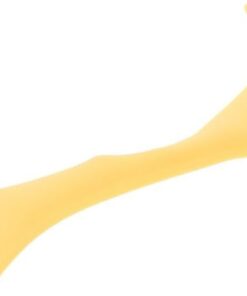 STOBAZA Outil de Maquillage Modèle de Sourcils sans Irritation en Silicone Jaune Design Ergonomique Maquillage Précis des Sourcils