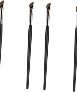Housoutil 4 Pièces Pinceau À Sourcils Pinceau De Maquillage Fournitures De Maquillage Eye-Liner À Pointe Fine Eye-Liner À Angle Fin Ombre À Paupières Angulaire Outil