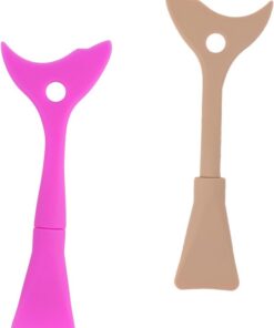 OUNONA 2pièces Applicateur Mascara Silicone Butée pour Brosse à Cils Outil Maquillage Yeux Facile à Nettoyer