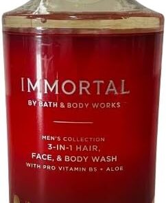 Immortal Men Savon liquide 3 en 1 pour les cheveux, le visage et le corps, 25 g