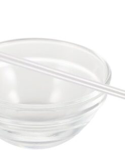 Outils d'application de masques 2pcs en aluminium et bois avec bol doux blanc pour soins visage, usage maison et salon de beauté