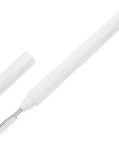 Peigne à sourcils à double extrémité et brosse séparateur de cils, outil de toilettage des sourcils et des cils en acier inoxydable à dents fines pour femmes, accessoire de maquillage