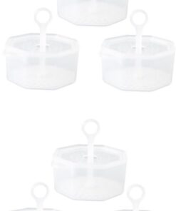 Healvian 6pièces Cleansing Bubbler Outil De Nettoyage Facial Transparent Accessoires Amovibles Pour Gel Et Shampooing