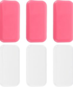 Coussinets Frontaux en Silicone Accessoires pour Maquillage et Greffe de Cils Design Délicat et Confortable 6 Pièces pour Extensions de Cils