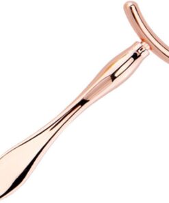 VALICLUD 2pièces Bâton De Massage Pour Yeux Mini Spatule Cosmétique Spatule De Beauté Outil De Masque Facial De Rose Doré