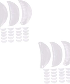 Housoutil 20 Paires Joint En Silicone Pour Cils Tiges Permanentes De Cils Tiges De Rehaussement De En Silicone Outil De Accessoires Cosmétique Gel De Silice Rose