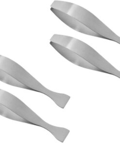 Gatuida Pince à Épiler Outil Culinaire 4pcs en Acier Inoxydable pour Retirer Poils et Os pour Poils de Poulet et Arêtes de Poisson Cuisine