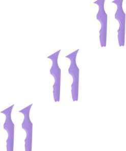 Healeved 6pièces Pochoirs Silicone Pour Eyeliner Guide Réutilisable Pour Maquillage Yeux Outil Pratique Pour Dessiner Un Eyeliner Parfait Et Dessiner Sourcils Accessoire Pour Débutantes