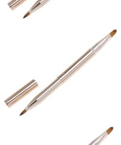 Healeved 3pièces Brosse à Double Tête Rétractable Pour Gloss Applicateur Pratique Pour Maquillage Outils De