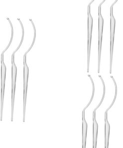 Healeved 9pièces Outil Affichage Pour Extensions De Faux Support De Test De Blanc Pour Salons Et Usage Personnel