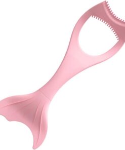Gatuida Outil de Maquillage Multifonction en Silicone Portable pour Eyeliner et Cils, Accessoire Professionnel Rose pour Fêtes, Aide Maquillage Facile à Utiliser