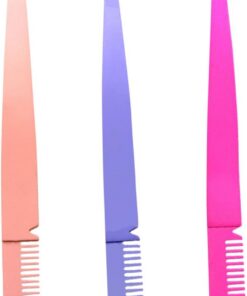 Pinces à Épiler en Acier Inoxydable Outil Créatif de Maquillage Plusieurs styles Lot de 3 Peigne, Design Ergonomique et Léger Couleur Aléatoire pour Sourcils pour Femmes