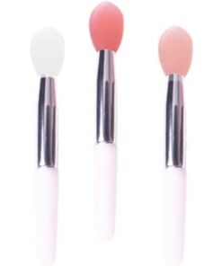 Healeved 9pièces Pinceau à Lèvres Silicone Applicateur de Maquillage Cosmétique Accessoire pour Femme Nettoyer Facilement