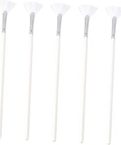 VALICLUD 5 Pièces Masque Facial à Éventail Pinceau à Masque Nylon Outils Application