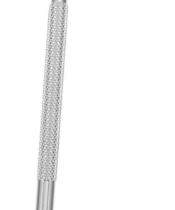 VALICLUD Miroir à Cils Portable en Acier Inoxydable et Verre, 1 PC | Miroir Inspection des Cils, Design Croissant, Confortable à Tenir et Facile à Transporter, Accessoire Salon de Beauté