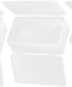 Gatuida Boîte de Rangement pour Ongles à Double Couche 3 Pièces Organisateur D’Outils de Manucure Grand Volume en Plastique Étui Portable pour Accessoires Nail Art à Domicile et Salon
