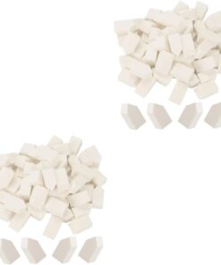 100pièces Éponge Cosmétique Réutilisable Latex Pour Maquillage Applicateur De Pour Visage Et Yeux Outil De Maquillage Pratique Pour Débutants Et