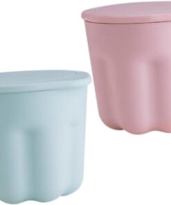 OUNONA 2ensembles Lot De Bols De Nettoyage Pour Pinceaux Maquillage Silicone Avec Tampon Nettoyage Pour Outils Beauté Et Accessoires Makeup