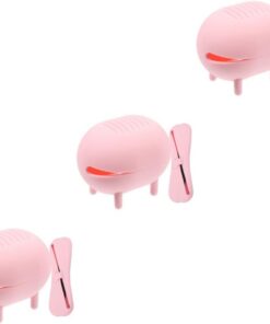 Healeved 3 Ensembles Outils de beauté en silicone conteneurs de voyage en silicone étuis à pinceaux de maquillage makeup brush holder cosmetic organizer éponge accessoires de maquillage pli