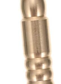 Bâton de Massage en Laiton Or Multi-usage, Outil Lisse et Rond pour Acupression Visage, pour Salon de Beauté et Usage à Domicile