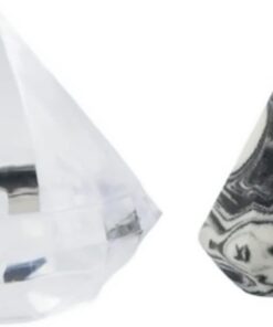 VICASKY Éponge à Maquillage de Diamant Outils de Maquillage Double Usage Souple et Design Élégant pour Application Précise pour Produits Cosmétiques