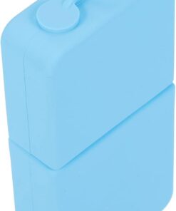 VICASKY Rouleau Facial Rafraîchissant en Silicone Bleu, Outil de Soin Visage Yeux, Massage Doux, Léger et Pratique à Ranger