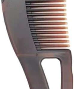VOSAREA Peigne à Cheveux Multifonction en Abs Peigne de Massage du Cuir Chevelu à Dents Creuses Portable et Léger pour Femmes pour Soins Capillaires et Voyage