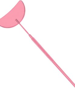 Outil d ' application de cils en miroir à longue main moderne pour fournitures d ' extension de cils et accessoire de maquillage demi-cercle essentiel en miroir